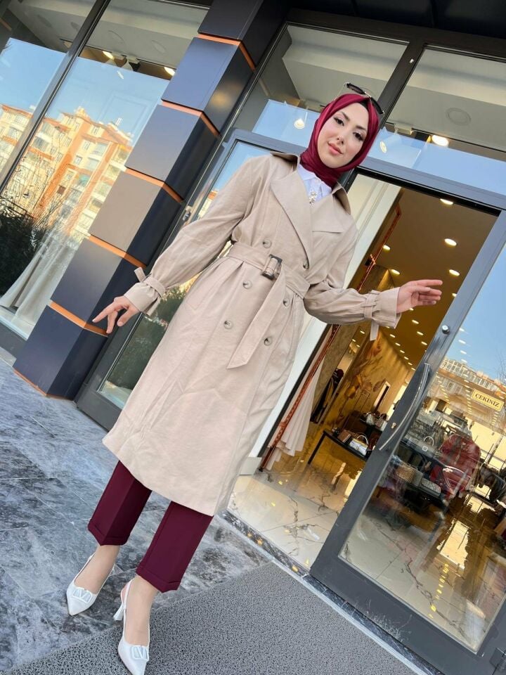 GZ44406-GAZELLA TRENÇ KOT