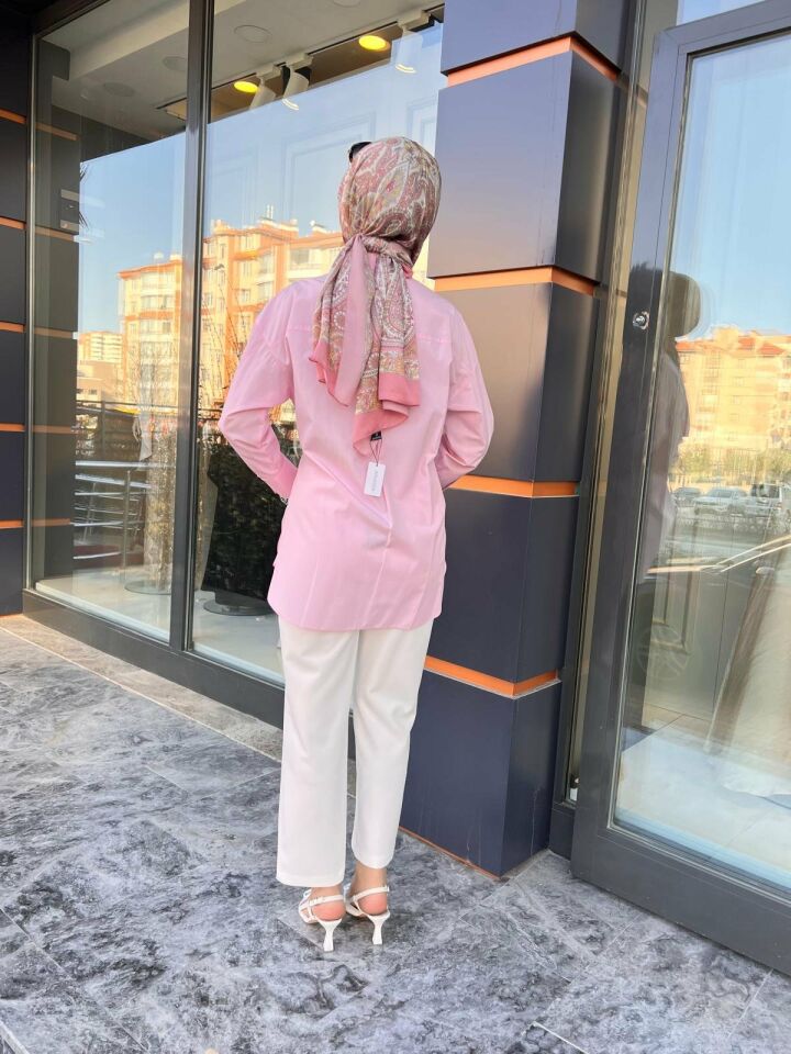 MY8613-MY312-ÇİÇEK DETAYLI GÖMLEK